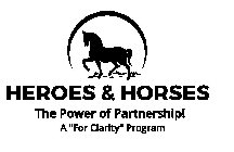 HEROES & HORSES THE POWER OF PARTNERSHIP! A 