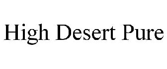 HIGH DESERT PURE