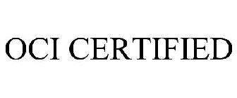 OCI CERTIFIED