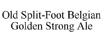 OLD SPLIT-FOOT BELGIAN GOLDEN STRONG ALE