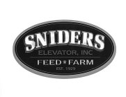 SNIDERS ELEVATOR, INC FEED FARM EST. 1929