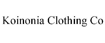 KOINONIA CLOTHING CO