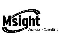 MSIGHT ANALYTICS · CONSULTING