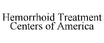 HEMORRHOID TREATMENT CENTERS OF AMERICA