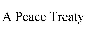 A PEACE TREATY