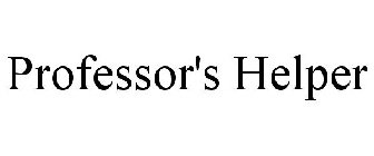 PROFESSOR'S HELPER