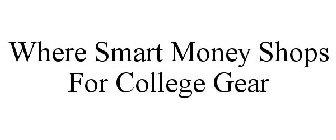 WHERE SMART MONEY SHOPS FOR COLLEGE GEAR