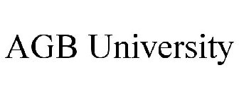 AGB UNIVERSITY