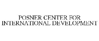 POSNER CENTER FOR INTERNATIONAL DEVELOPMENT