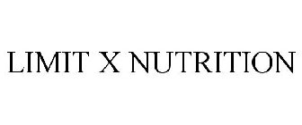 LIMIT X NUTRITION