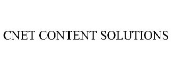 CNET CONTENT SOLUTIONS