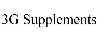 3G SUPPLEMENTS