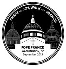 SHARE THE JOY, WALK WITH FRANCIS, POPE FRANCIS, WASHINGTON DC SEPTEMBER 2015