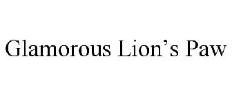 GLAMOROUS LION'S PAW