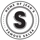 HOME OF JEAN'S FAMOUS SALSA S