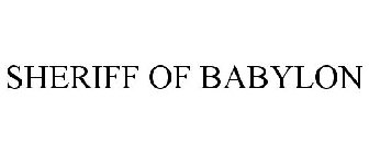 SHERIFF OF BABYLON