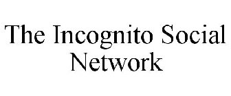 THE INCOGNITO SOCIAL NETWORK
