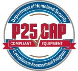 DEPARTMENT OF HOMELAND SECURITY COMPLIANCE ASSESSMENT PROGRAM P25 CAP COMPLIANT EQUIPMENT