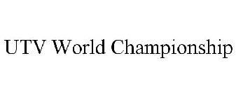 UTV WORLD CHAMPIONSHIP