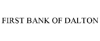 FIRST BANK OF DALTON