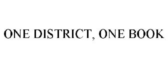 ONE DISTRICT, ONE BOOK