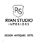 RS RYAN STUDIO INTERIORS DESIGN. ANTIQUES. GIFTS.