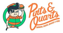 PINTS & QUARTS BURGERS, BEERS, SHAKES & SUCH