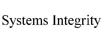 SYSTEMS INTEGRITY
