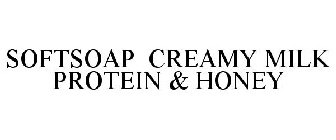 SOFTSOAP CREAMY MILK PROTEIN & HONEY