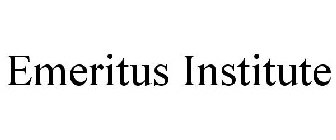 EMERITUS INSTITUTE