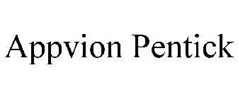 APPVION PENTICK