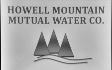 HOWELL MOUNTAIN MUTUAL WATER CO.