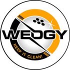 WEDGY KEEP IT CLEAN!