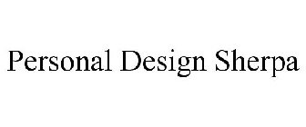 PERSONAL DESIGN SHERPA