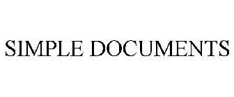 SIMPLE DOCUMENTS