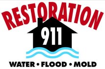 RESTORATION 911 WATER · FLOOD · MOLD