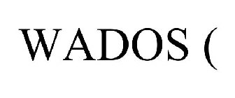 WADOS( Trademark of WADO'S INTERNATIONAL S.A. - Registration Number 5293735  - Serial Number 86749816 :: Justia Trademarks