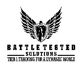 BATTLE TESTED SOLUTIONS TIER 1 TRAINING FOR A DYNAMIC WORLD