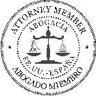 ATTORNEY MEMBER ABOGADO MIEMBRO ABOGACÍA  EE.UU.-ESPAÑA