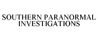 SOUTHERN PARANORMAL INVESTIGATIONS