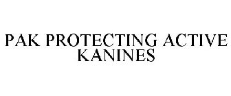 PAK PROTECTING ACTIVE KANINES