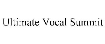 ULTIMATE VOCAL SUMMIT