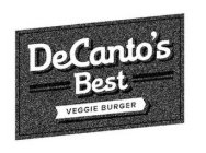 DECANTO'S BEST VEGGIE BURGER