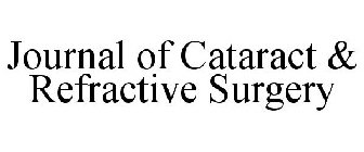 JOURNAL OF CATARACT & REFRACTIVE SURGERY