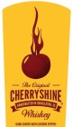 THE ORIGINAL CHERRYSHINE HANDCRAFTED IN CHARLESTON, SC WHISKEY DARK CHERRY WITH CAYENNE PEPPER