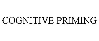 COGNITIVE PRIMING