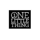 1 ONE LITTLE THING