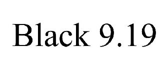 BLACK 9.19