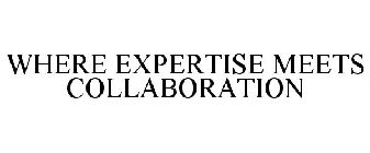 WHERE EXPERTISE MEETS COLLABORATION