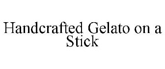 HANDCRAFTED GELATO ON A STICK